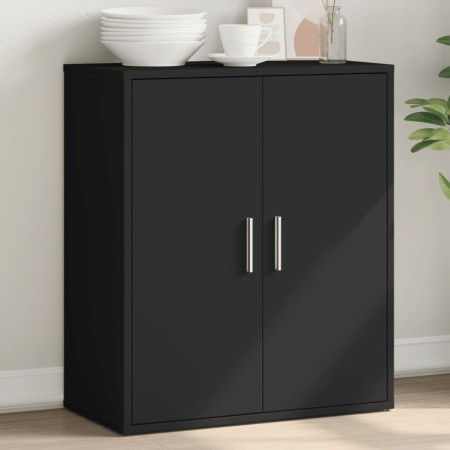 Engineered wood black sideboard 60x31x70 cm by vidaXL, Sideboards - Ref: Foro24-840458, Price: 62,84 €, Discount: %