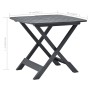 Mesa de jardín plegable de plástico gris antracita 79x72x70 cm de vidaXL, Mesas de jardín - Ref: Foro24-48792, Precio: 69,60 ...