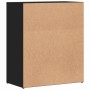 Aparador de madera de ingeniería negro 60x31x70 cm de vidaXL, Aparadores - Ref: Foro24-840458, Precio: 62,84 €, Descuento: %