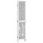 5-panel solid Paulownia wood white room divider by vidaXL, Room dividers - Ref: Foro24-358678, Price: 135,99 €, Discount: %