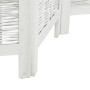 4-panel solid Paulownia wood room divider screen in white. by vidaXL, Room dividers - Ref: Foro24-358673, Price: 96,38 €, Dis...