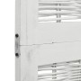 Three-panel solid Paulownia wood room divider screen in white. by vidaXL, Room dividers - Ref: Foro24-358671, Price: 90,39 €,...