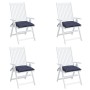 Chair cushions 4 pcs Oxford fabric navy blue 50x50x7 cm by vidaXL, Cushions for chairs and sofas - Ref: Foro24-378916, Price:...