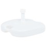 Base de sombrilla rellenable arena/agua plástico blanco 16 L de vidaXL, Bases para sombrillas - Ref: Foro24-48773, Precio: 26...