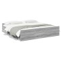 Cama con cajones madera ingeniería gris Sonoma 180x200 cm de vidaXL, Camas y somieres - Ref: Foro24-3280277, Precio: 171,63 €...