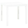 Mesa de jardín con 2 bancos plástico blanco de vidaXL, Conjuntos de jardín - Ref: Foro24-48777, Precio: 74,99 €, Descuento: %