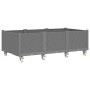 Light gray PP planter with wheels 150x80x54 cm by vidaXL, Pots and planters - Ref: Foro24-367983, Price: 204,99 €, Discount: %