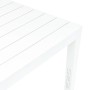 Mesa de jardín con 2 bancos plástico blanco de vidaXL, Conjuntos de jardín - Ref: Foro24-48777, Precio: 74,99 €, Descuento: %