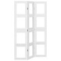 Three-panel solid Paulownia wood room divider screen in white. by vidaXL, Room dividers - Ref: Foro24-358686, Price: 95,57 €,...