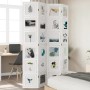 4-panel solid Paulownia wood room divider screen in white. by vidaXL, Room dividers - Ref: Foro24-358692, Price: 125,14 €, Di...