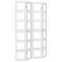 4-panel solid Paulownia wood room divider screen in white. by vidaXL, Room dividers - Ref: Foro24-358692, Price: 125,14 €, Di...