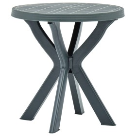 Green plastic bistro table Ø70 cm by vidaXL, Garden tables - Ref: Foro24-48797, Price: 82,52 €, Discount: %