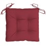 Garden pallet cushions 2 units Oxford red wine 50x50x7 cm by vidaXL, Cushions for chairs and sofas - Ref: Foro24-361534, Pric...