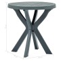 Green plastic bistro table Ø70 cm by vidaXL, Garden tables - Ref: Foro24-48797, Price: 82,44 €, Discount: %