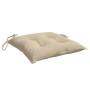 Gartenpalettenkissen 4 Stück Oxford Stoff beige 50x50x7 cm von vidaXL, Kissen für Stühle und Sofas - Ref: Foro24-361517, Prei...