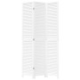 Three-panel solid Paulownia wood room divider screen in white. by vidaXL, Room dividers - Ref: Foro24-358832, Price: 112,51 €...