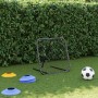 Adjustable black steel soccer rebounder 84x73x60-80 cm by vidaXL, Accessories for soccer goals - Ref: Foro24-4007968, Price: ...