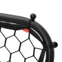 Rebotador de fútbol ajustable acero negro 84x73x60-80 cm de vidaXL, Accesorios para porterías de fútbol - Ref: Foro24-4007968...