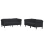 2-piece black velvet sofa set by vidaXL, Sofas - Ref: Foro24-3209224, Price: 614,24 €, Discount: %