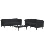 Set aus 2-teiligen Sofas aus schwarzem Samt von vidaXL, Sofas - Ref: Foro24-3209224, Preis: 615,99 €, Rabatt: %