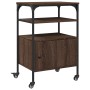 Printer stand 3 levels brown oak 50x40x76 cm by vidaXL, Printer supports - Ref: Foro24-842295, Price: 68,99 €, Discount: %