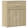 Aparador de madera de ingeniería roble Sonoma 60x31x70 cm de vidaXL, Aparadores - Ref: Foro24-840466, Precio: 66,86 €, Descue...