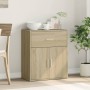 Sonoma Sideboard aus Eichenholz 60x31x70 cm von vidaXL, Sideboards - Ref: Foro24-840466, Preis: 66,86 €, Rabatt: %