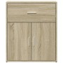 Aparador de madera de ingeniería roble Sonoma 60x31x70 cm de vidaXL, Aparadores - Ref: Foro24-840466, Precio: 66,86 €, Descue...