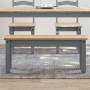 Panama solid pine wood dining bench 105x30x45 cm by vidaXL, Dining and kitchen benches - Ref: Foro24-4005712, Price: 87,17 €,...