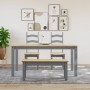 Panama solid pine wood dining bench 105x30x45 cm by vidaXL, Dining and kitchen benches - Ref: Foro24-4005712, Price: 87,17 €,...