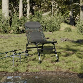 Fishing chair with adjustable mud legs, foldable camouflage. by vidaXL, Garden chairs - Ref: Foro24-4006415, Price: 87,59 €, ...