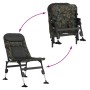 Fishing chair with adjustable mud legs, foldable camouflage. by vidaXL, Garden chairs - Ref: Foro24-4006415, Price: 86,99 €, ...