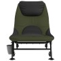 Fishing lounge chair with adjustable foldable green mud legs by vidaXL, Outdoor beds - Ref: Foro24-4006422, Price: 163,53 €, ...