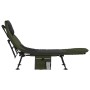 Fishing lounge chair with adjustable foldable green mud legs by vidaXL, Outdoor beds - Ref: Foro24-4006422, Price: 163,53 €, ...