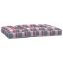 Pallet cushions 7 pieces red checkered fabric by vidaXL, Cushions for chairs and sofas - Ref: Foro24-3200559, Price: 162,99 €...