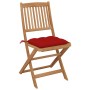 6 pcs folding garden chairs and solid acacia wood cushions by vidaXL, Garden chairs - Ref: Foro24-3075015, Price: 314,99 €, D...