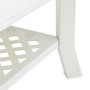 Mesa de centro de plástico blanco 90x60x46 cm de vidaXL, Mesas de centro - Ref: Foro24-48793, Precio: 67,95 €, Descuento: %