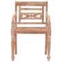 Batavia chairs 6 units solid whitewashed teak wood by vidaXL, Garden chairs - Ref: Foro24-3155989, Price: 617,99 €, Discount: %