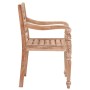 Batavia chairs 6 units solid whitewashed teak wood by vidaXL, Garden chairs - Ref: Foro24-3155989, Price: 617,99 €, Discount: %