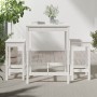 3-piece white pine wood garden table and high stools set by vidaXL, Garden sets - Ref: Foro24-3154726, Price: 211,02 €, Disco...