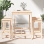 Garden table and high stools set 5 pieces solid pine wood by vidaXL, Garden sets - Ref: Foro24-3154745, Price: 281,99 €, Disc...