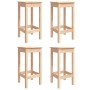 Garden table and high stools set 5 pieces solid pine wood by vidaXL, Garden sets - Ref: Foro24-3154745, Price: 281,99 €, Disc...