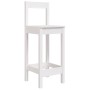 5-piece white pine wood garden table and high stools set by vidaXL, Garden sets - Ref: Foro24-3154751, Price: 345,79 €, Disco...