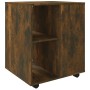 Smoked oak plywood wheel cabinet 60x53x72 cm by vidaXL, Lockers and storage cabinets - Ref: Foro24-815969, Price: 74,99 €, Di...