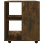 Smoked oak plywood wheel cabinet 60x53x72 cm by vidaXL, Lockers and storage cabinets - Ref: Foro24-815969, Price: 74,99 €, Di...