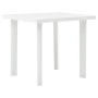 Mesa de jardín de plástico blanco 80x75x72 cm de vidaXL, Mesas de jardín - Ref: Foro24-48802, Precio: 85,84 €, Descuento: %