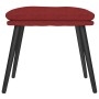 Red fabric footstool 45x29.5x35 cm by vidaXL, Ottomans - Ref: Foro24-341501, Price: 43,99 €, Discount: %