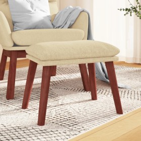 Cream fabric footstool 45x29.5x35 cm by vidaXL, Ottomans - Ref: Foro24-341459, Price: 43,99 €, Discount: %