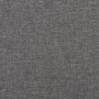Reposapiés tela y cuero sintético gris claro 45x29,5x35 cm
