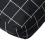 Cushions for pallet sofa 2 pieces black checkered fabric by vidaXL, Cushions for chairs and sofas - Ref: Foro24-360727, Price...